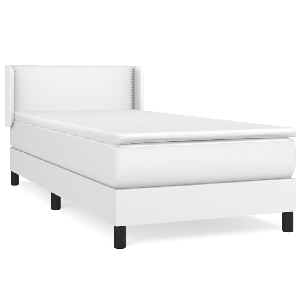 Cama box spring 100x200 Blanco