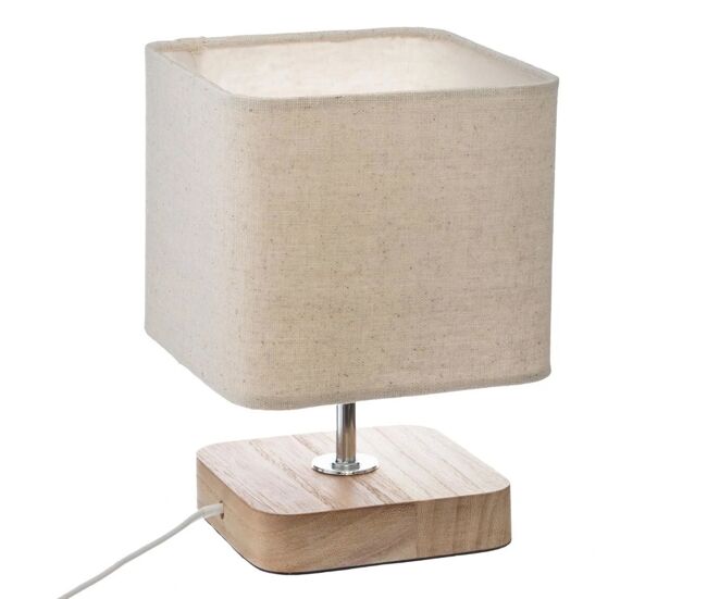 Well home - lámpara de sobremesa de madera