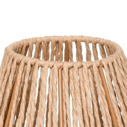 WELL HOME - Candeeiro de mesa 'Aissa Nature' com estrutura metálica