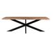 DACCA-Mesa de comedor en madera maciza 180x90 DACCA-Mesa de comedor en madera maciza 180x90 Marrón