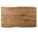 DACCA-Mesa de comedor en madera maciza 180x90 DACCA-Mesa de comedor en madera maciza 180x90 Marrón