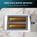 Tostador vertical Toastin' time 850, 850W de Potencia Tostador vertical Toastin' time 850, 850W de Potencia Plateado