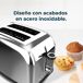 Tostador vertical Toastin' time 850, 850W de Potencia Tostador vertical Toastin' time 850, 850W de Potencia Plateado