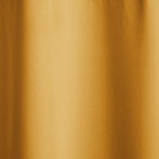 WELL HOME - Cortina blackout de veludo ocre 140 x 260 cm