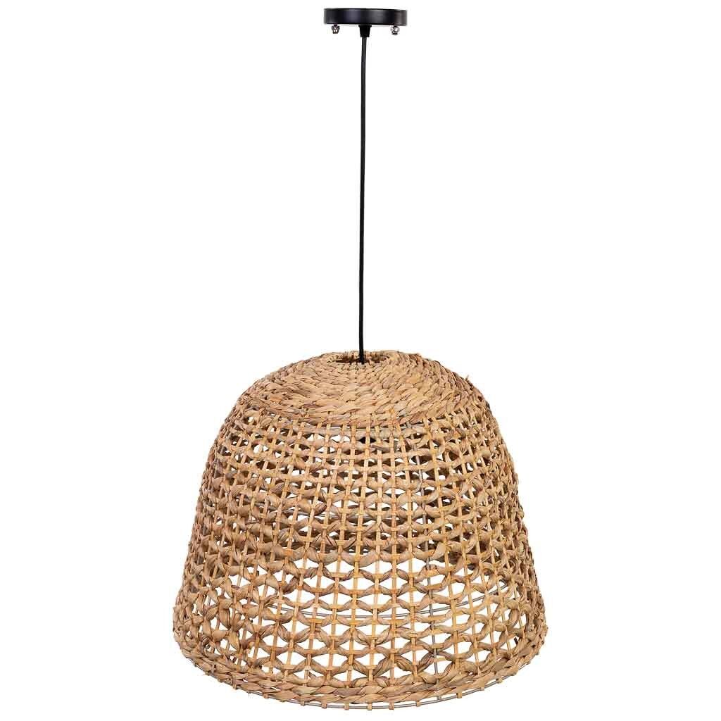 Lampara de techo de fibra de jacinto d48x35