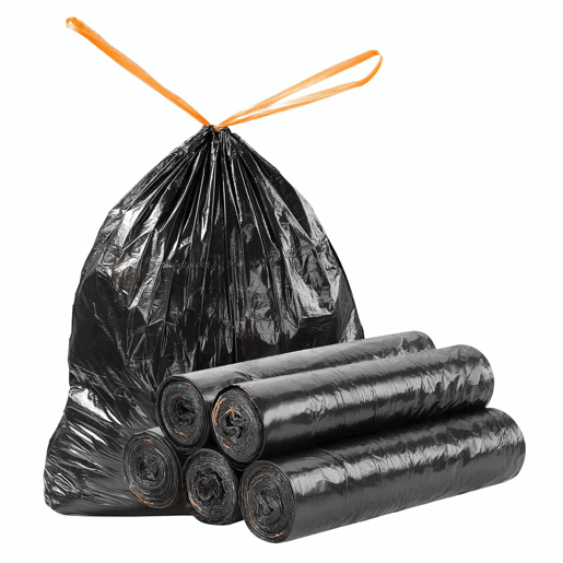 Joybos 5 rolos de sacos de lixo com cordão