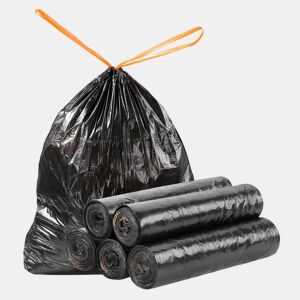 Joybos 5 rolos de sacos de lixo com cordão