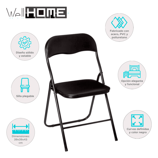 WELL HOME - Cadeira dobrável - Básica