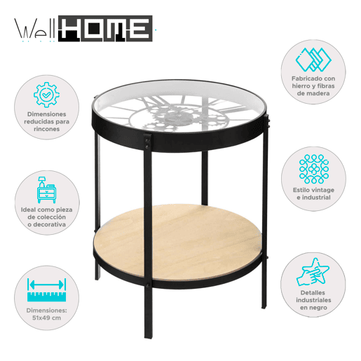 WELL HOME - Relógio mecânico de mesa de centro WELL HOME - Relógio mecânico de mesa de centro