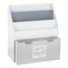 WELL HOME - Estantería con contenedor y ruedines WELL HOME - Estantería con contenedor y ruedines Gris