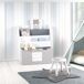 WELL HOME - Estantería con contenedor y ruedines WELL HOME - Estantería con contenedor y ruedines Gris
