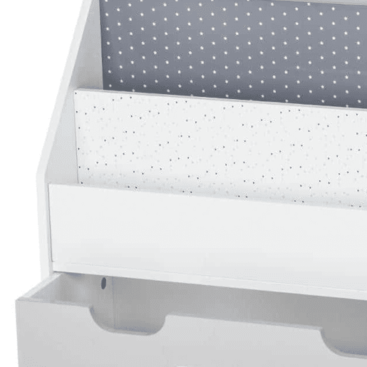 WELL HOME - Estante com recipiente e rodízios WELL HOME - Estante com recipiente e rodízios