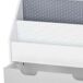 WELL HOME - Estantería con contenedor y ruedines WELL HOME - Estantería con contenedor y ruedines Gris