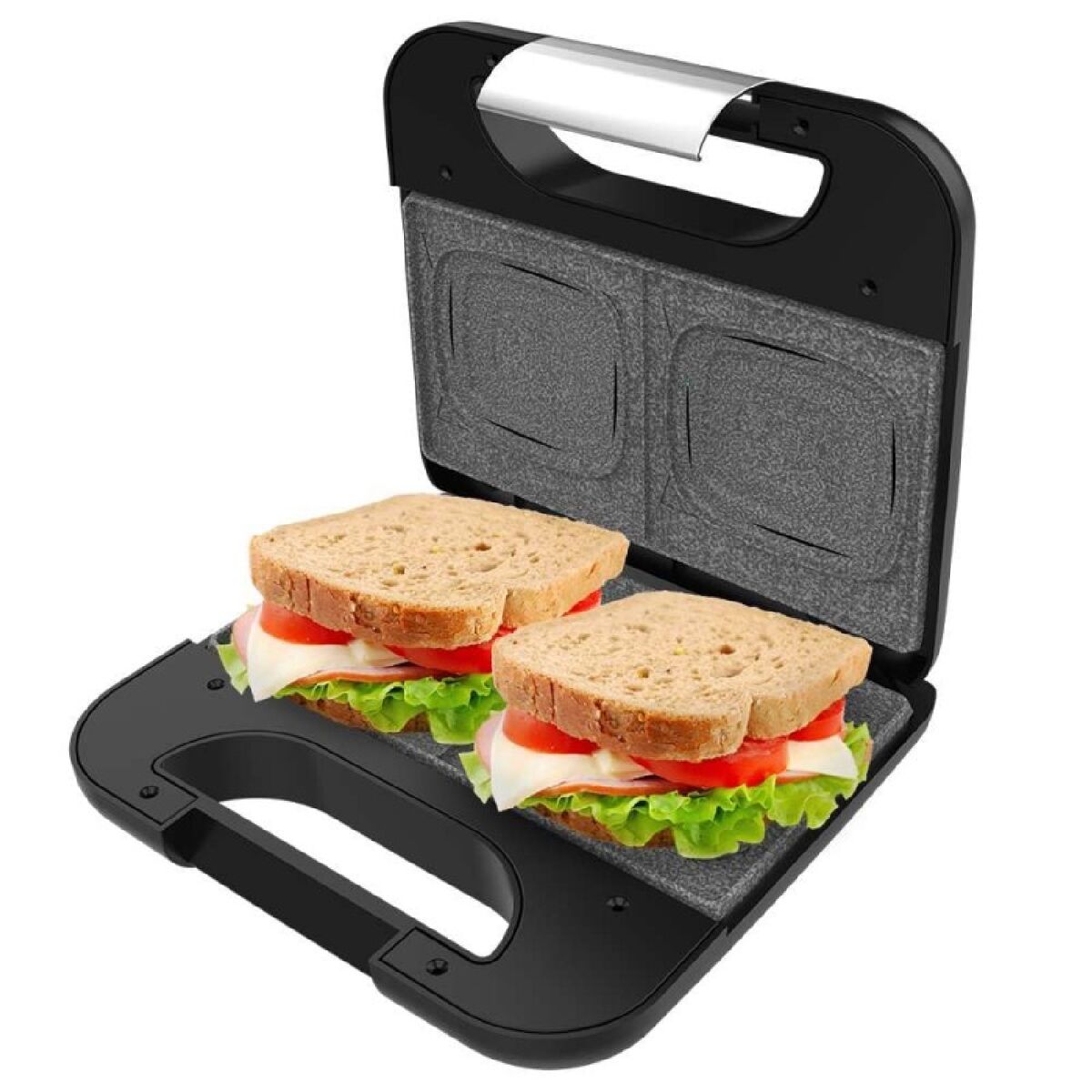 Sandwichera Rock'nToast Square +, 800W de Potencia, Placa cuadrad