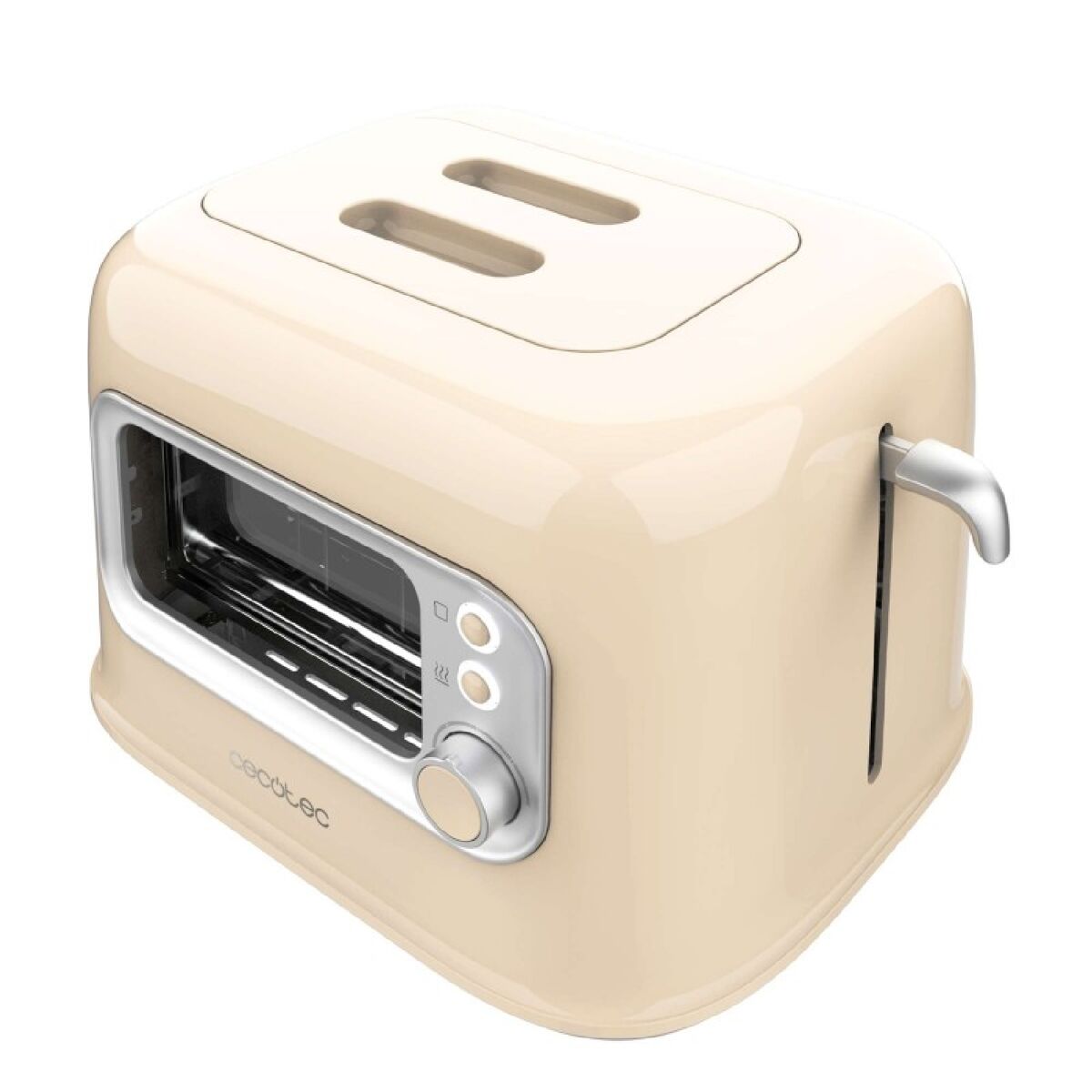 Tostador Cecotec RetroVision 700W diseño retro con ventana