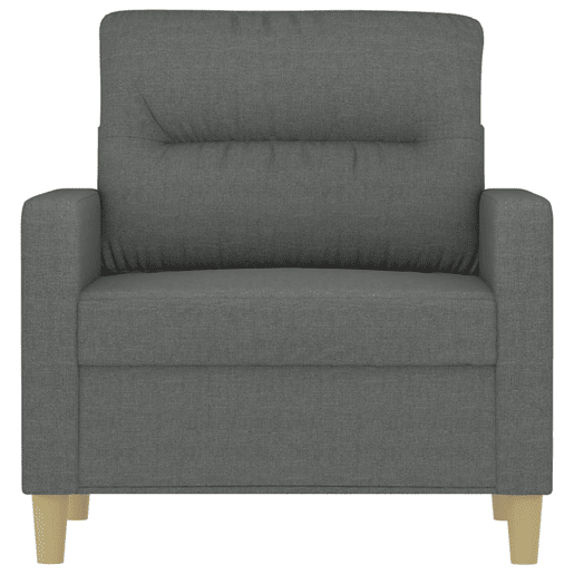 vidaXL Poltrona 60 cm tecido cinzento-escuro vidaXL Poltrona 60 cm tecido cinzento-escuro