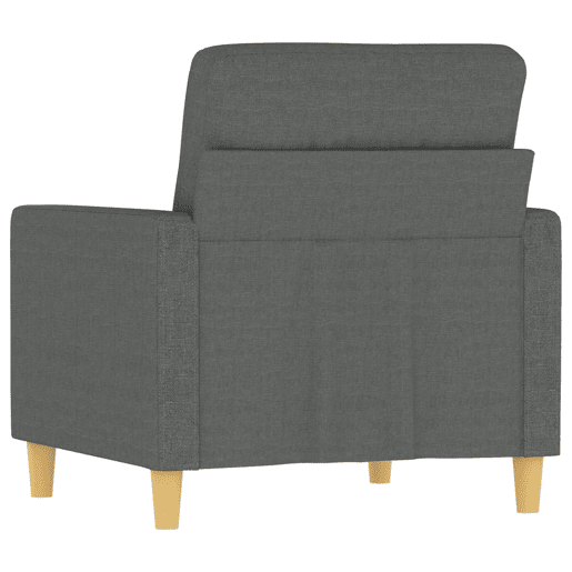 vidaXL Poltrona 60 cm tecido cinzento-escuro vidaXL Poltrona 60 cm tecido cinzento-escuro