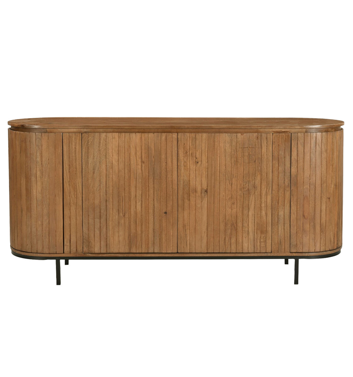 Aparador de madera maciza de 180 cm