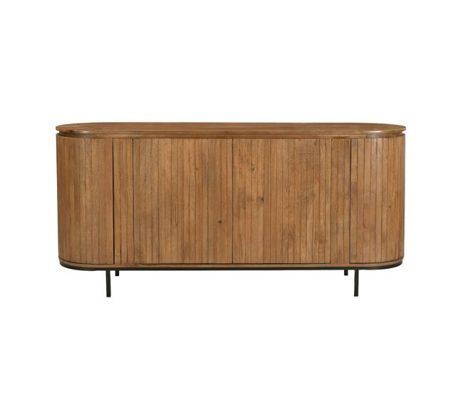 Aparador de madera maciza de 180 cm