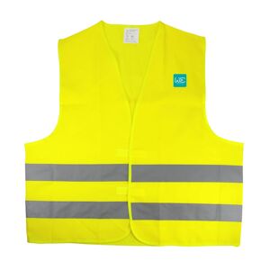 Colete Refletor Amarelo 100% Poliéster 12 mrm2