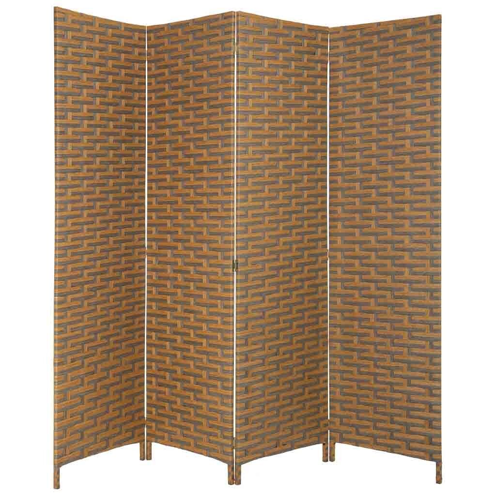 Biombo de papel trenzado 4 hojas