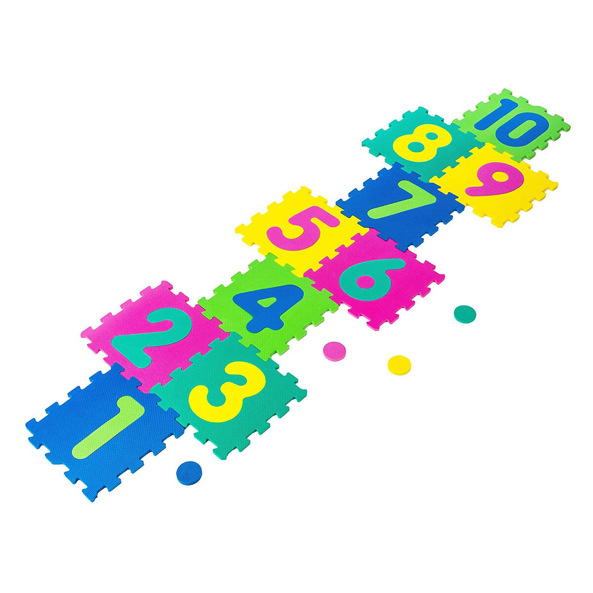 WELL HOME - Alfombra infantil con espuma de niños