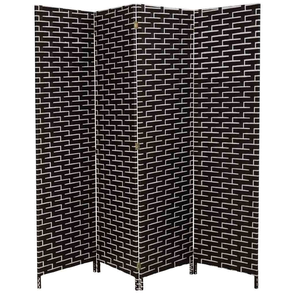Biombo de papel trenzado 4 hojas