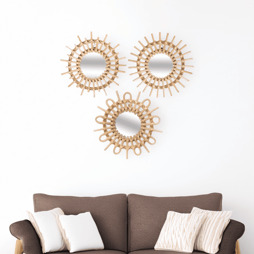 WELL HOME - Conjunto de 3 espelhos Aida