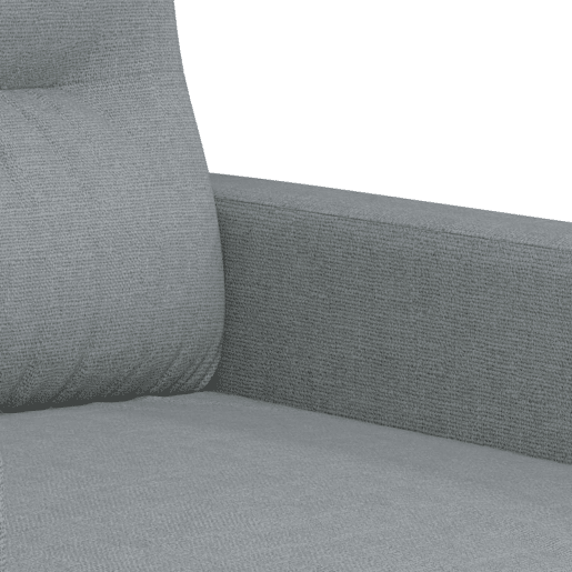 vidaXL Sofá de 2 lugares em tecido 120 cm cinzento-claro vidaXL Sofá de 2 lugares em tecido 120 cm cinzento-claro