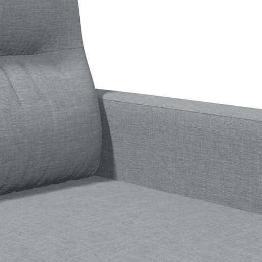 vidaXL Sofá de 2 lugares em tecido 120 cm cinzento-claro vidaXL Sofá de 2 lugares em tecido 120 cm cinzento-claro