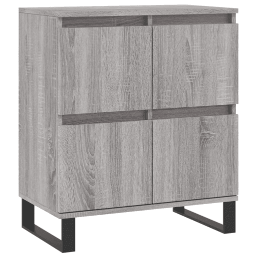 vidaXL Aparador 60x35x70 cm derivados de madeira cinzento sonoma
