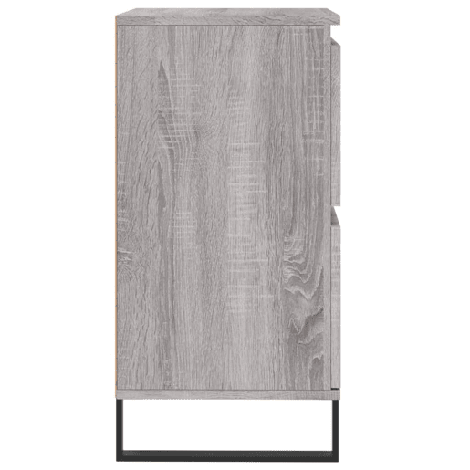 vidaXL Aparador 60x35x70 cm derivados de madeira cinzento sonoma