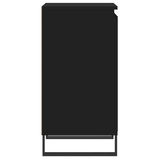 vidaXL Aparadores 2 pcs 40x35x70 cm derivados de madeira preto