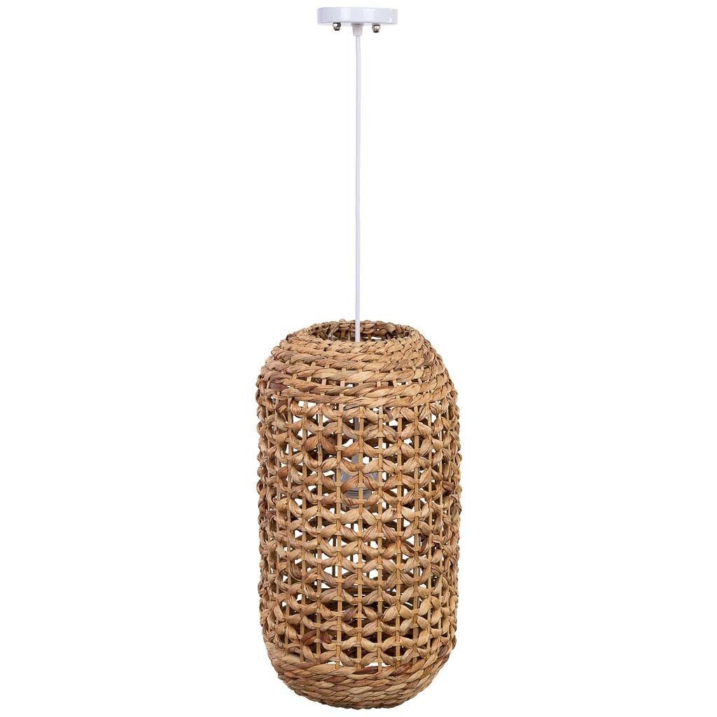 Lampara de techo de fibra de jacinto d26x50