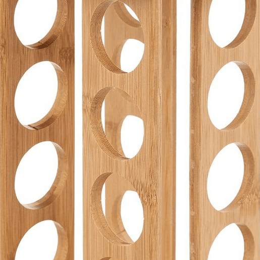 WELL HOME - Rack de temperos giratório para 16 temperos em bambu WELL HOME - Rack de temperos giratório para 16 temperos em bambu