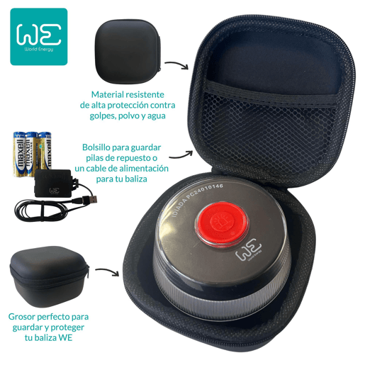 Kit de Segurança Maleta unitária + Cabo de alimentação + Beacon