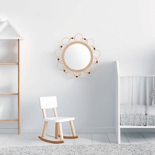 WELL HOME - Espelho de vime Campagne