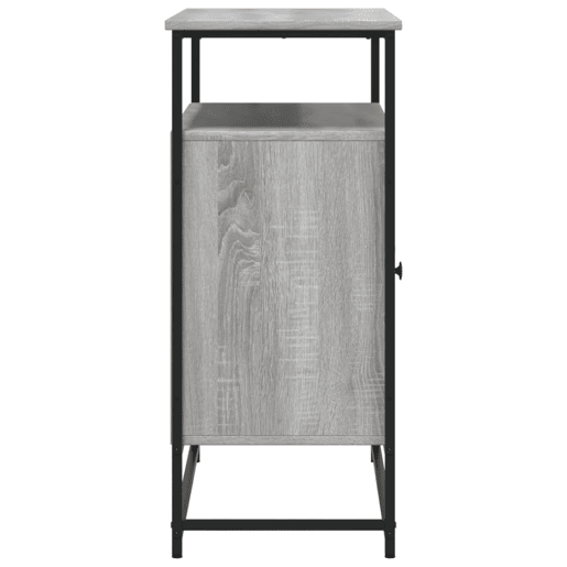 vidaXL Aparador 100x35x80 cm derivados de madeira cinzento sonoma