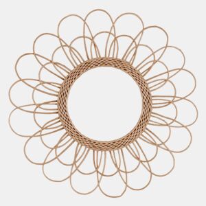 WELL HOME - Espelho de flor de vime