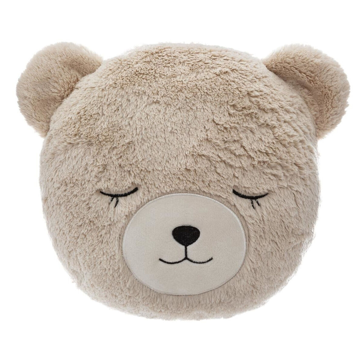 WELL HOME - Cojín redondo de piel de oso