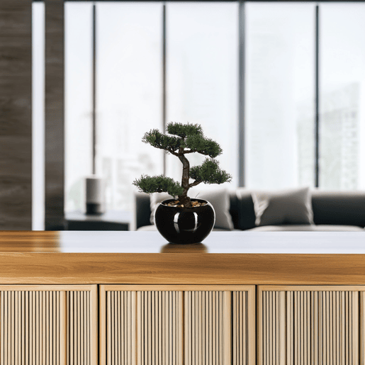 WELL HOME - Bonsai artificial em vaso de cerâmica