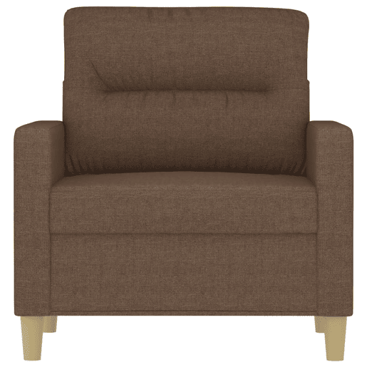 vidaXL Poltrona 60 cm tecido castanho vidaXL Poltrona 60 cm tecido castanho