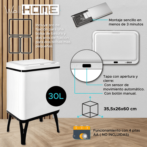 BEM EM CASA - Lixeira inteligente com abertura automática