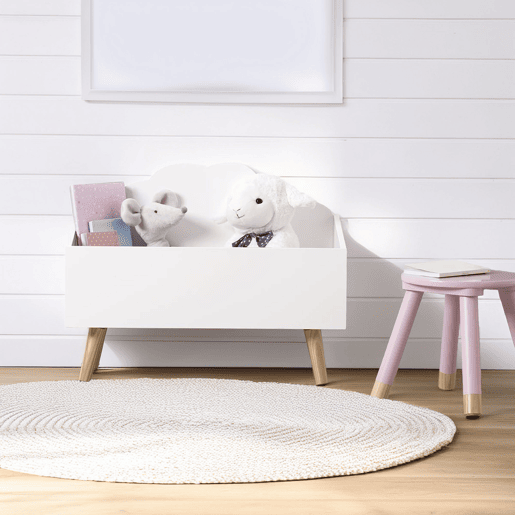 WELL HOME - Baú de brinquedos ''nuvem'' infantil