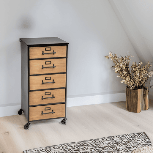 WELL HOME - Gaveta para arquivos com decoração retrô