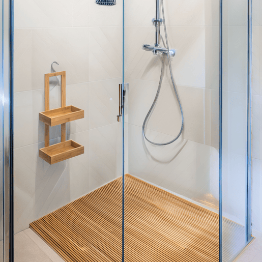 WELL HOME - Organizador com 2 bases de duche em bambu