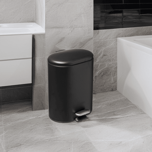 WELL HOME - Balde de pedal Siliflex em aço inoxidável