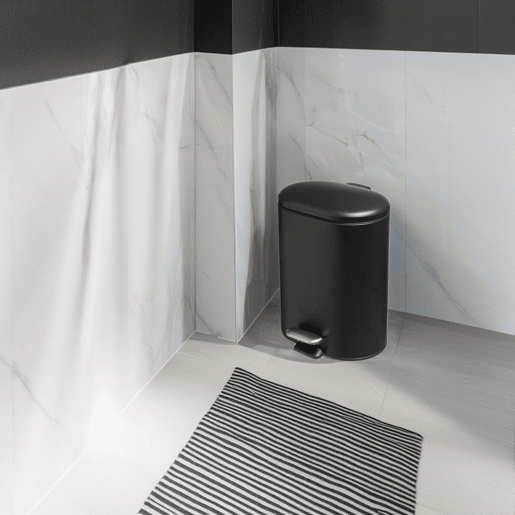 WELL HOME - Balde de pedal Siliflex em aço inoxidável