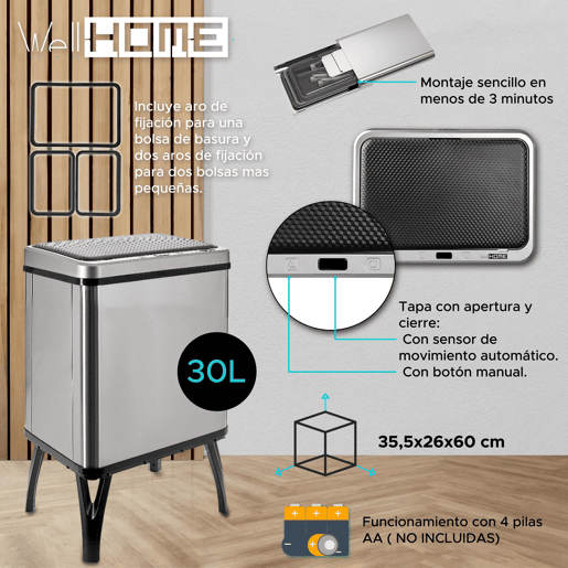 BEM EM CASA - Lixeira inteligente com abertura automática