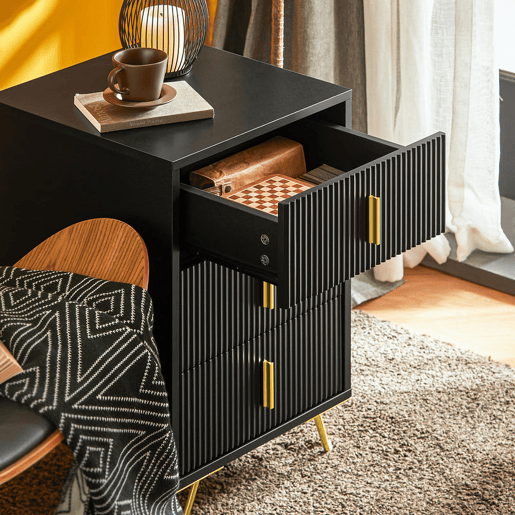 Conjunto de 2 mesas de cabeceira Mesa FBT115-L-SCHx2 SoBuy